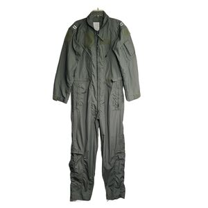 US Military Flyers Coveralls CWU 27/P 42L Sage Green Summer Fire Resistant